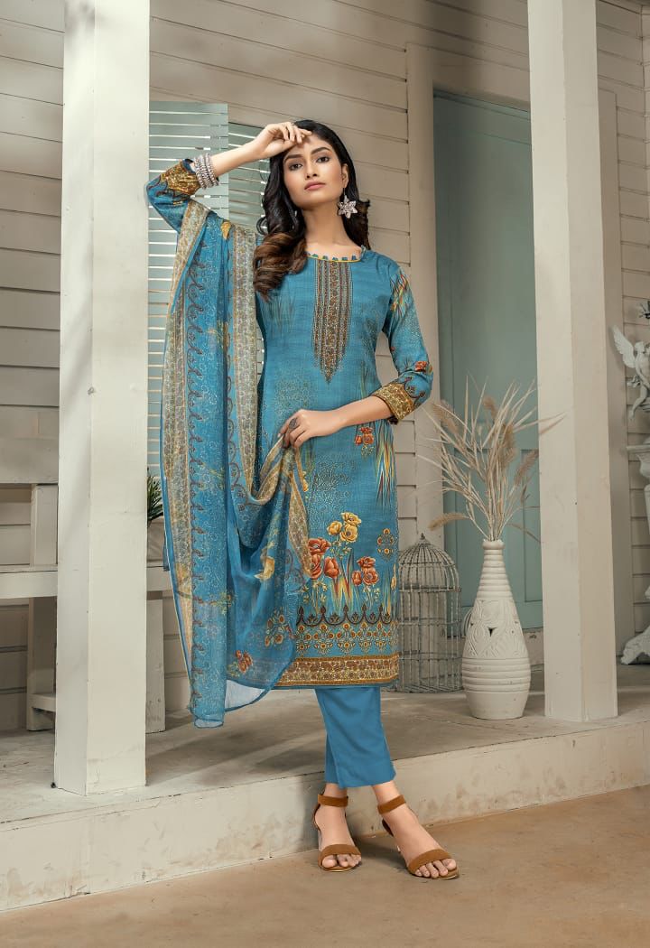 Shiv Gori Punjabi Kudi 41 Cotton Printed Casual Wear Dress Material Collection